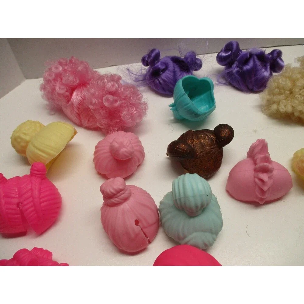 LOL Surprise Dolls WIG HAIR Lot Of 28 Replacement Vibes Secret Agents
